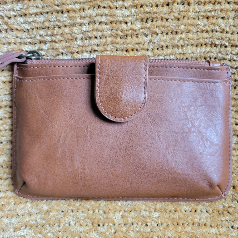 Universal Thread Tan Leather Wallet - image 2
